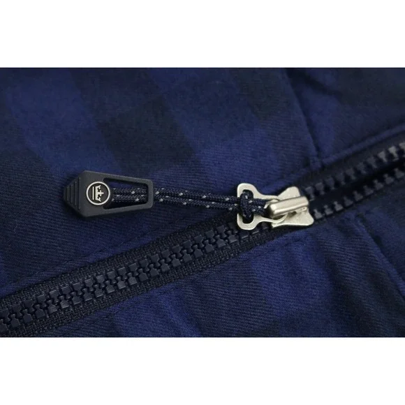 Peter Millar Vest Mens Navy Blue Fuse Elite Flannel Hybrid Performance XXL Plaid - Picture 8 of 16